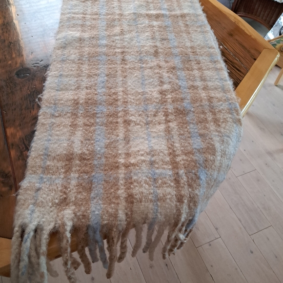 Karly Brushed Plaid Scarf - Picture 4 of 9